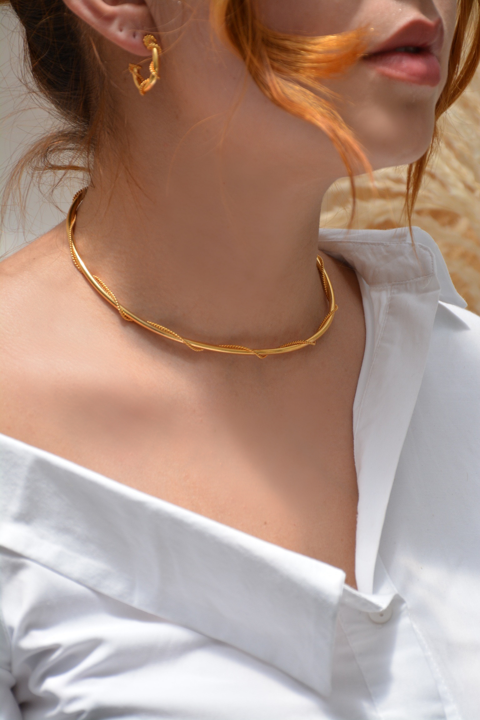 CHOKER ENTRELAZADO