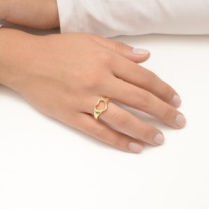 ANILLO CORAZÓN SILUETA