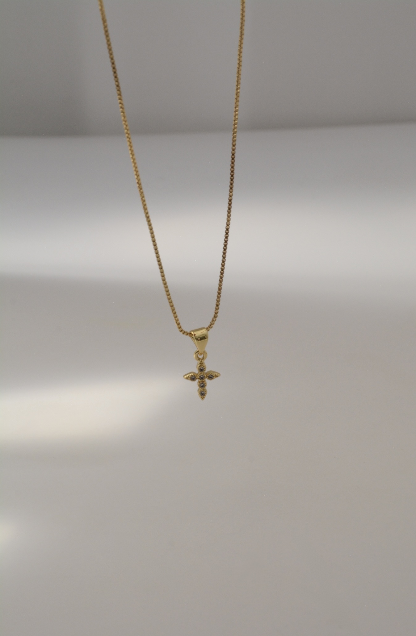 CADENA MINI CRUZ BLANCA - Image 3