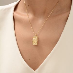 CADENA RELICARIO RECTANGULAR