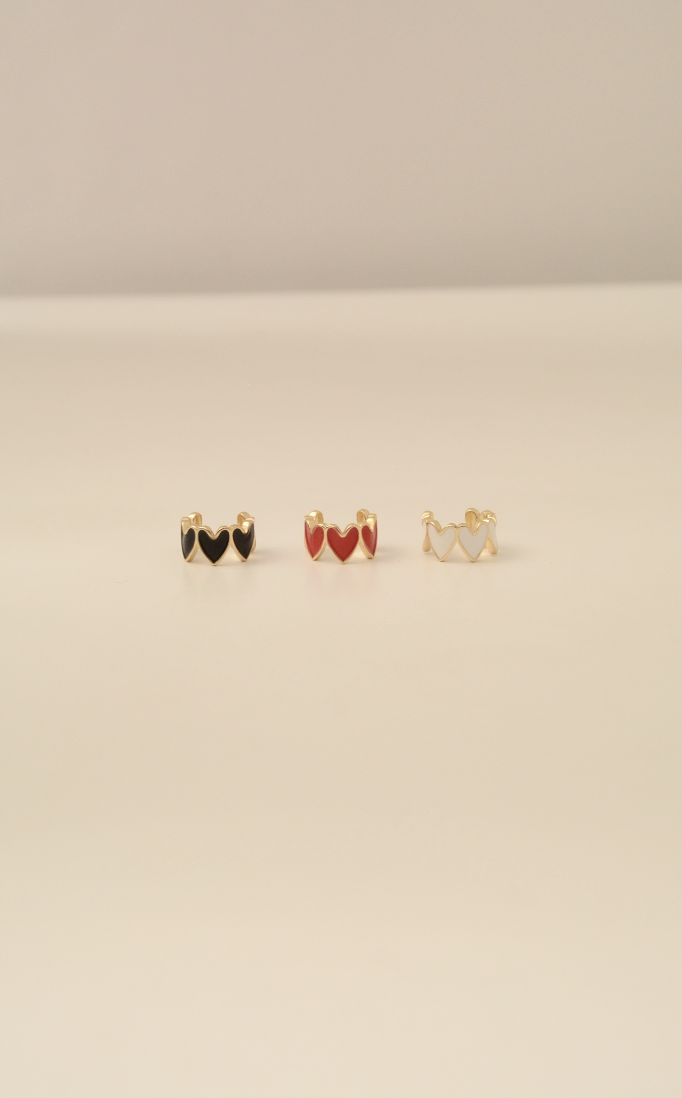 EARCUFF CORAZONES SEGUIDOS - Image 3