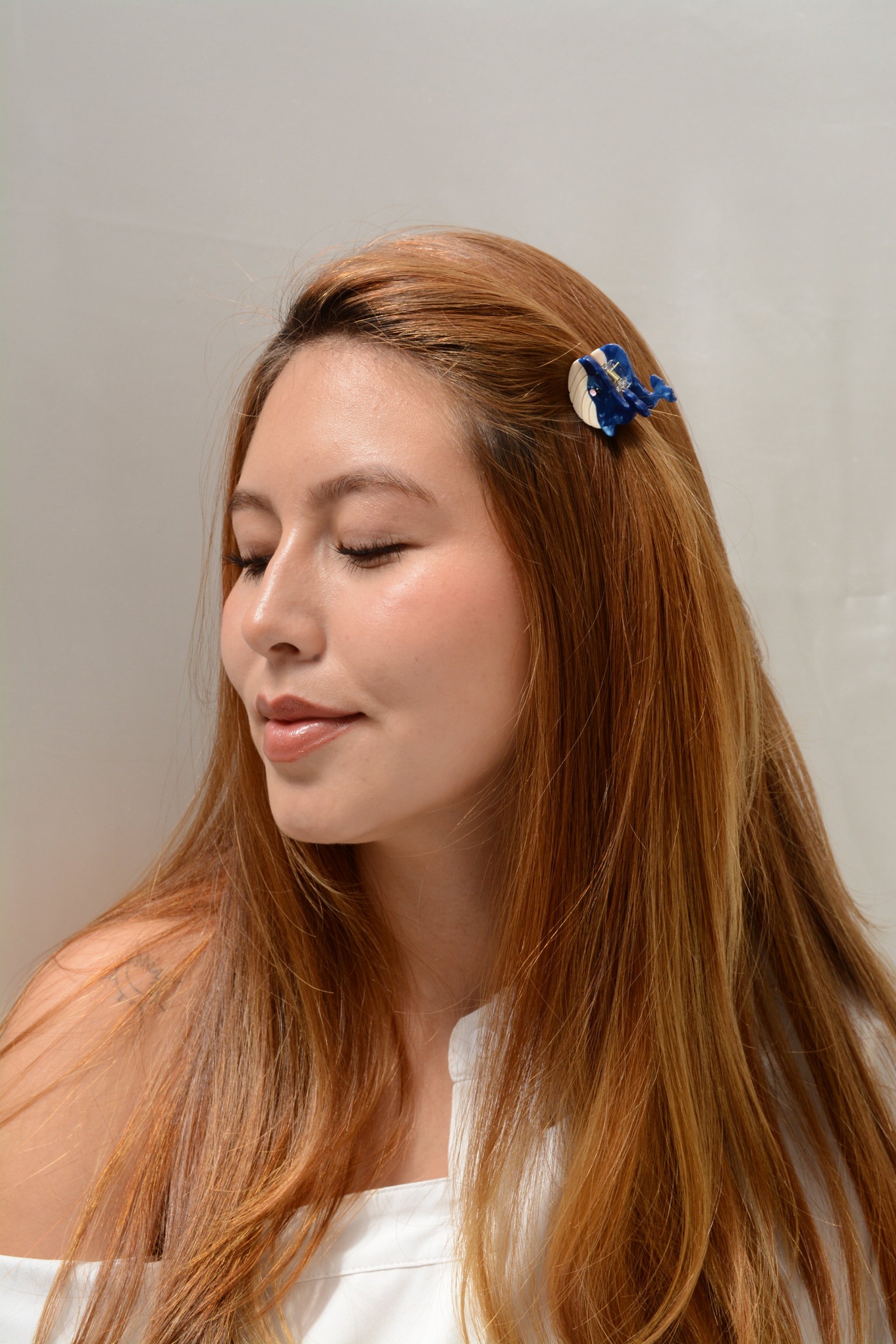 HAIR CLIP MINI BALLENA