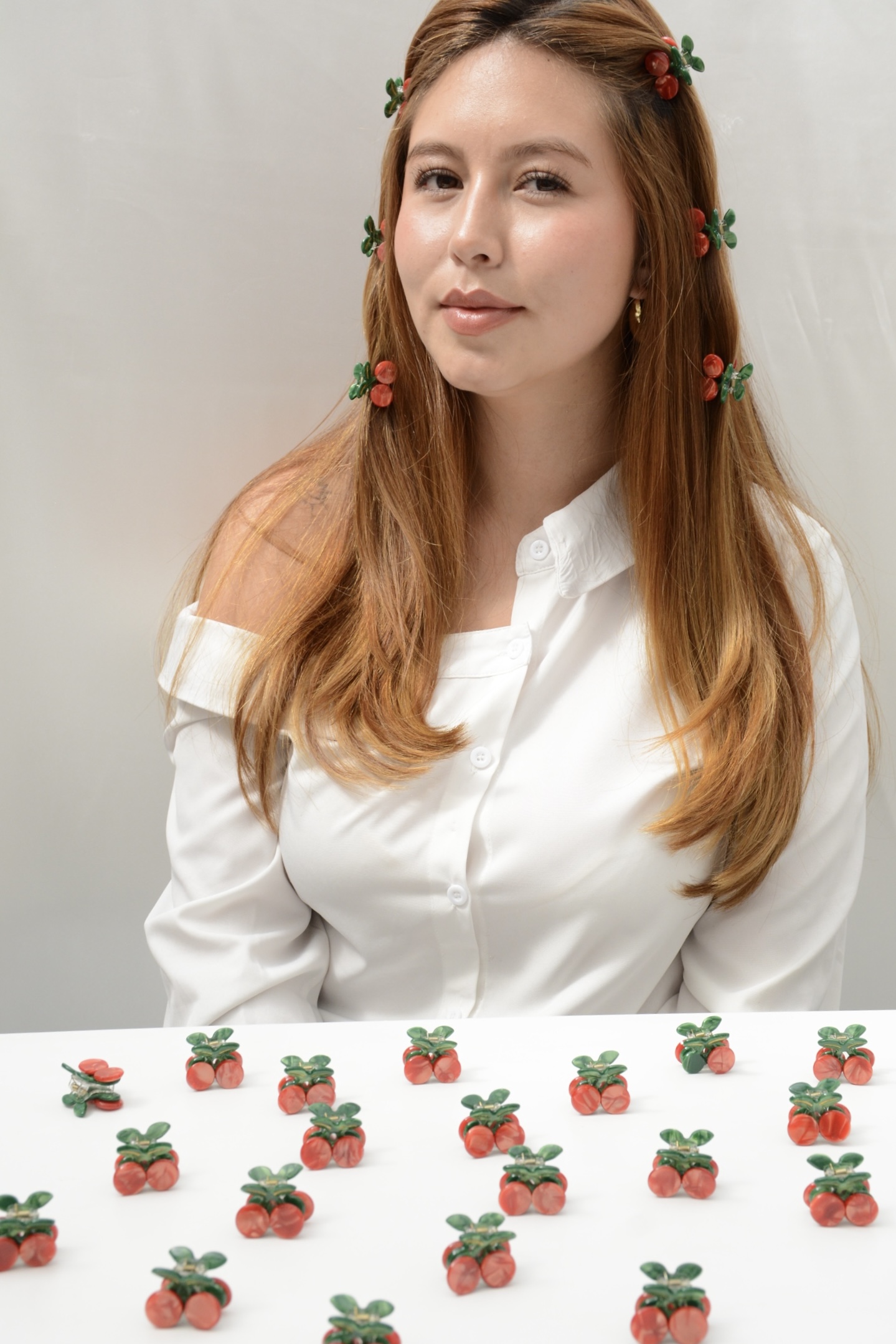 HAIR CLIP MINI CEREZAS - Image 2