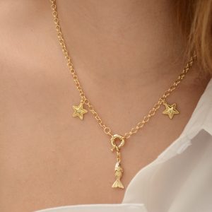 CADENA ESTRELLAS Y PEZ