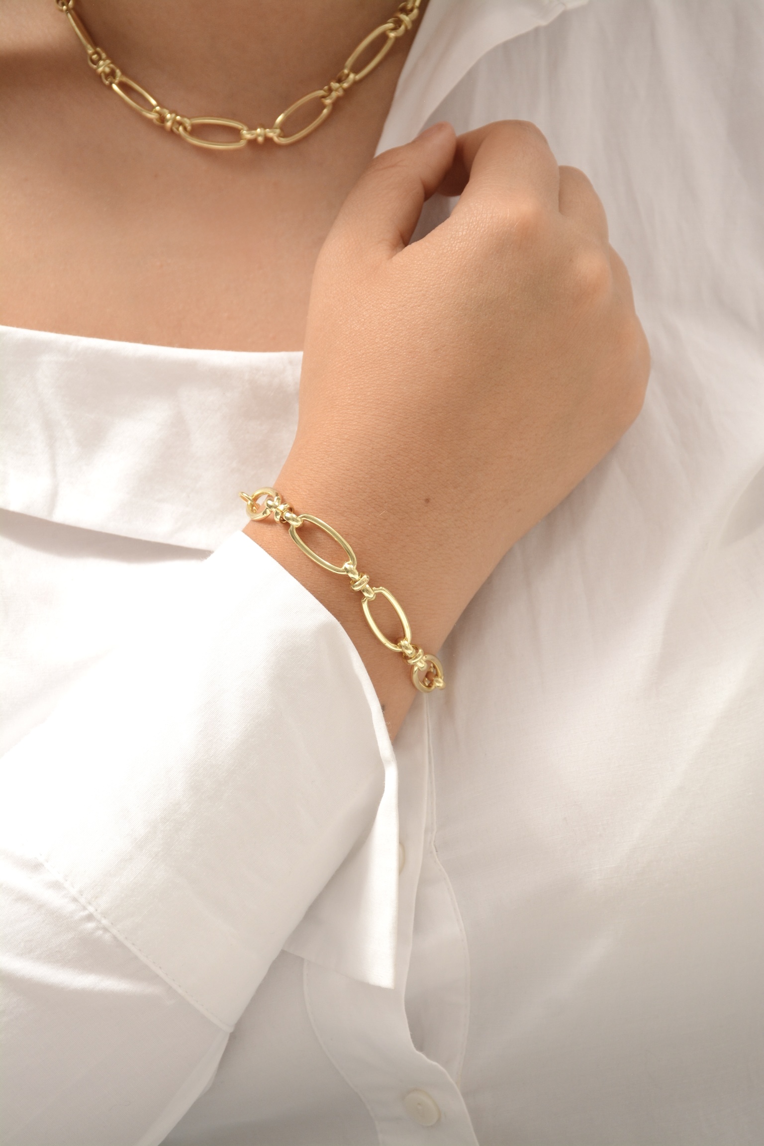 PULSERA ESLABONES NUDO