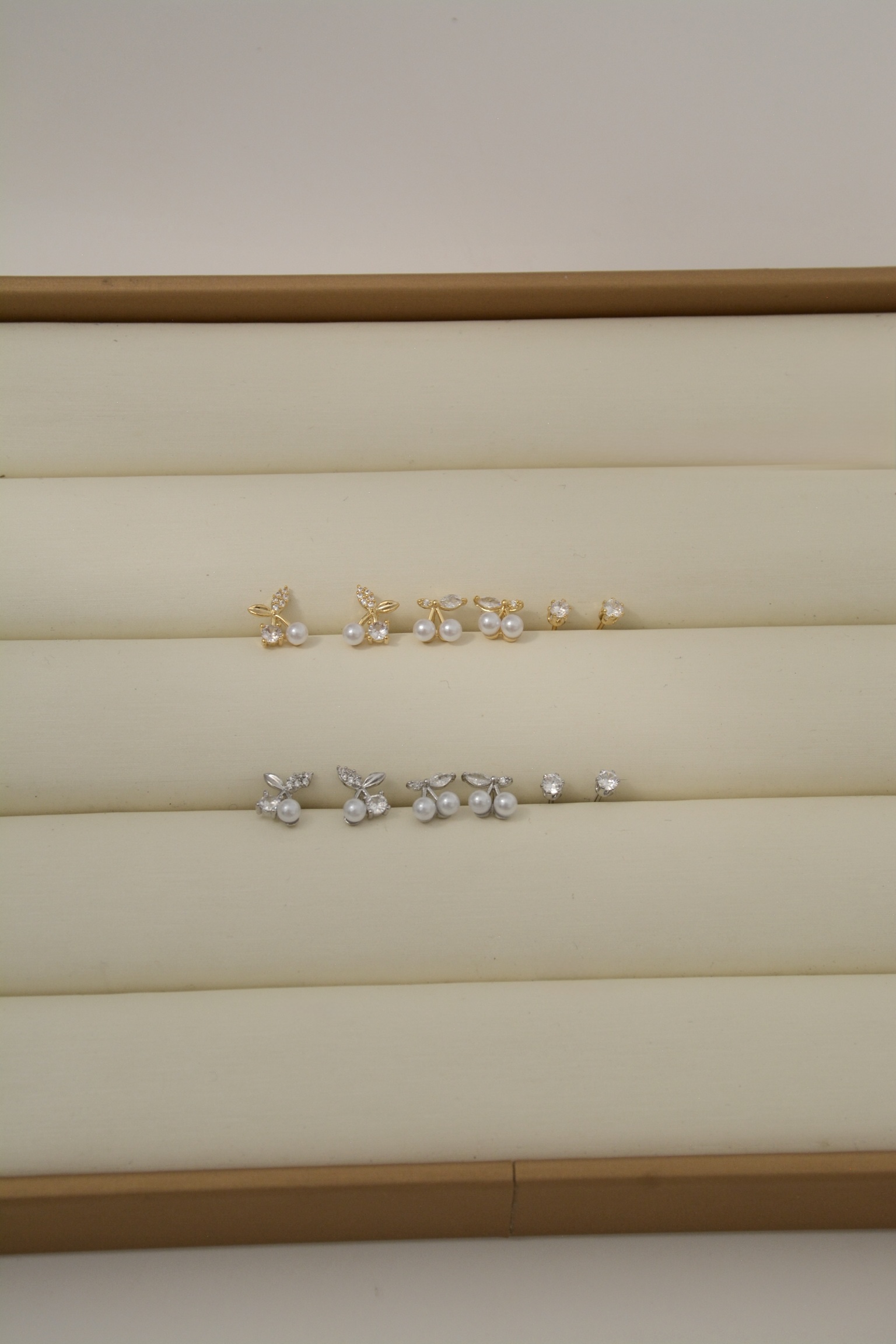 SET TOPOS CEREZAS MINI PERLAS