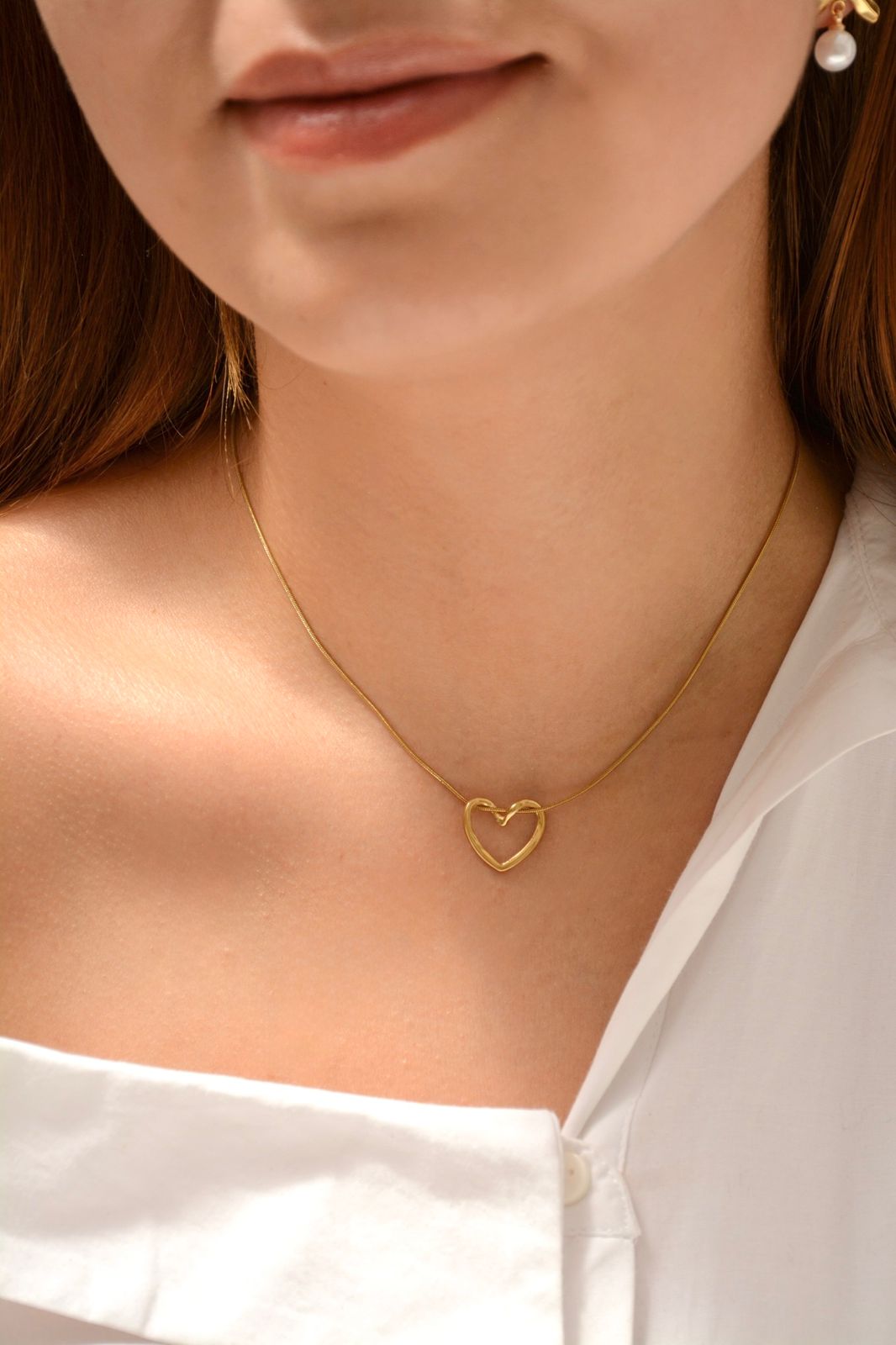 CADENA CORAZÓN SILUETA