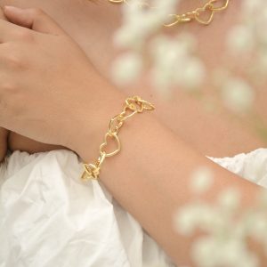 PULSERA CORAZONES MAXI