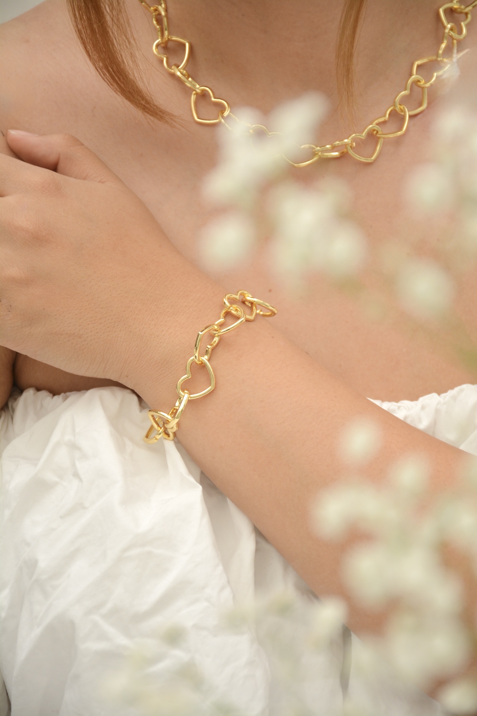 PULSERA CORAZONES MAXI
