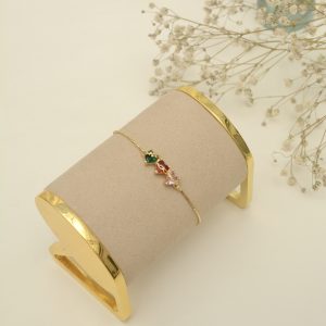 PULSERA CORAZONES COLORES