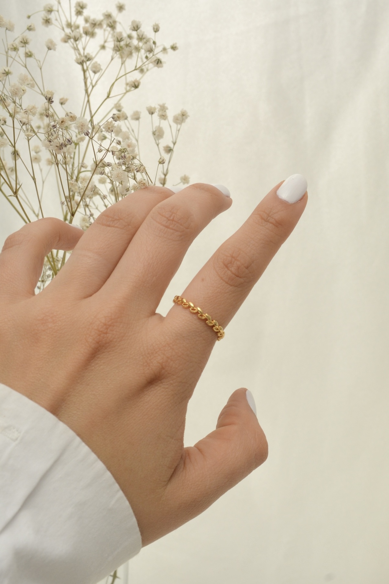 ANILLO MINI HOJAS