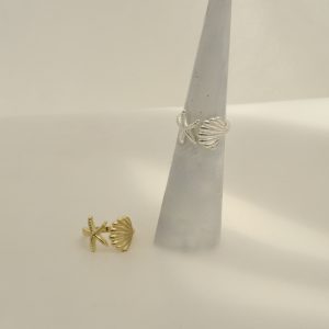 ANILLO ESTRELLA Y CONCHA