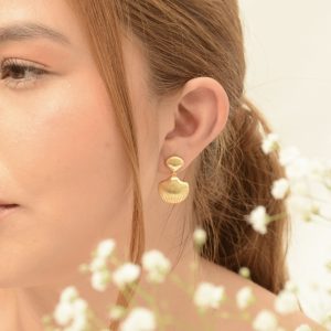 ARETES DOBLE CONCHA