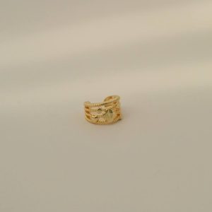 EARCUFF LINEAS Y TREBOLES