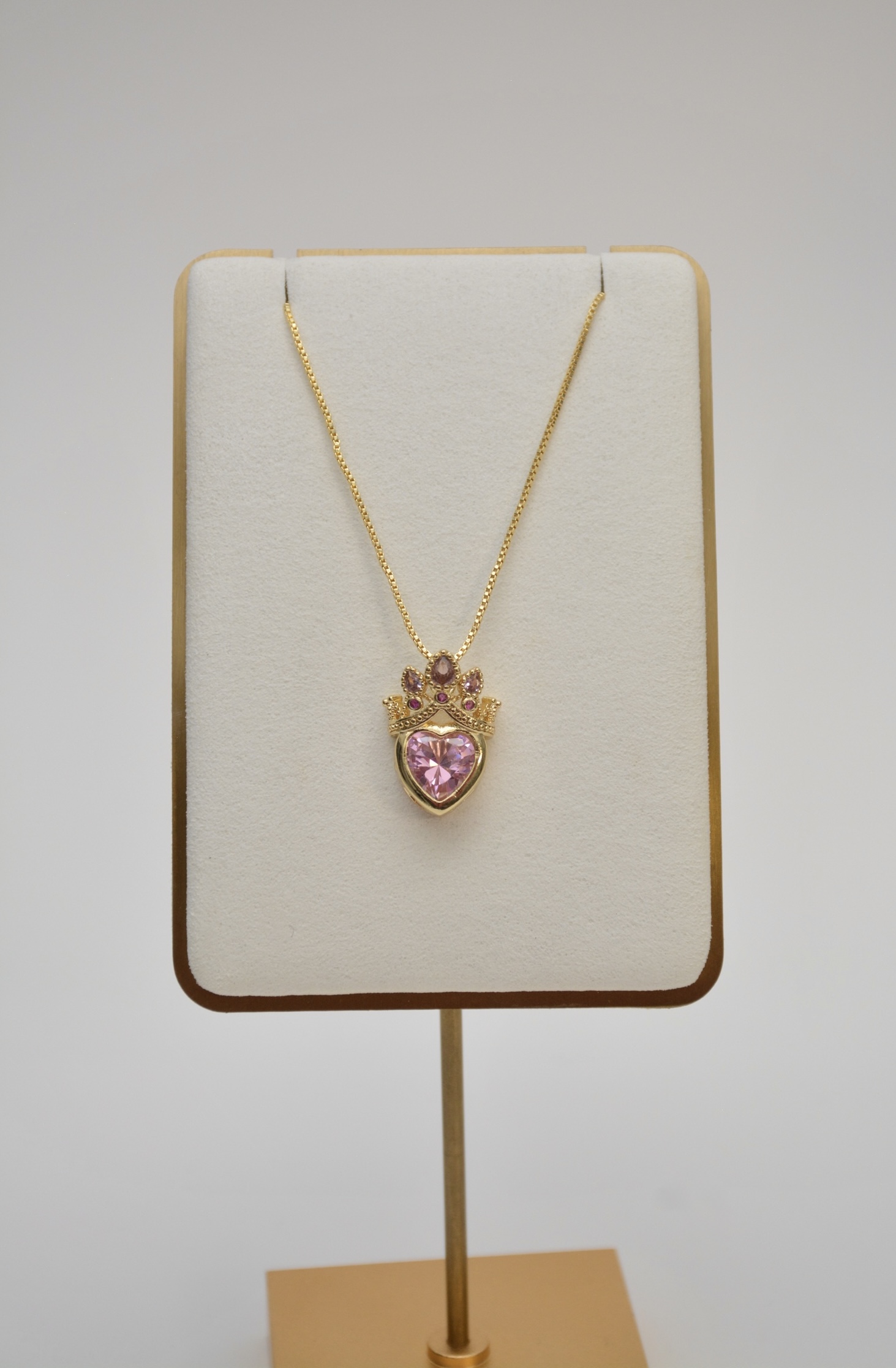 CADENA CORAZÓN PRINCESA ROSA - Image 4