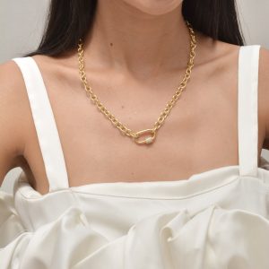 CADENA ESLABON Y BROCHE NODRIZA