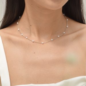 CADENA PERLAS SILVER