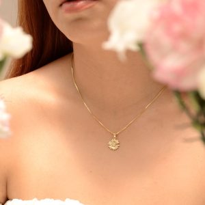 CADENA MARGARITA LISA Y BRILLO