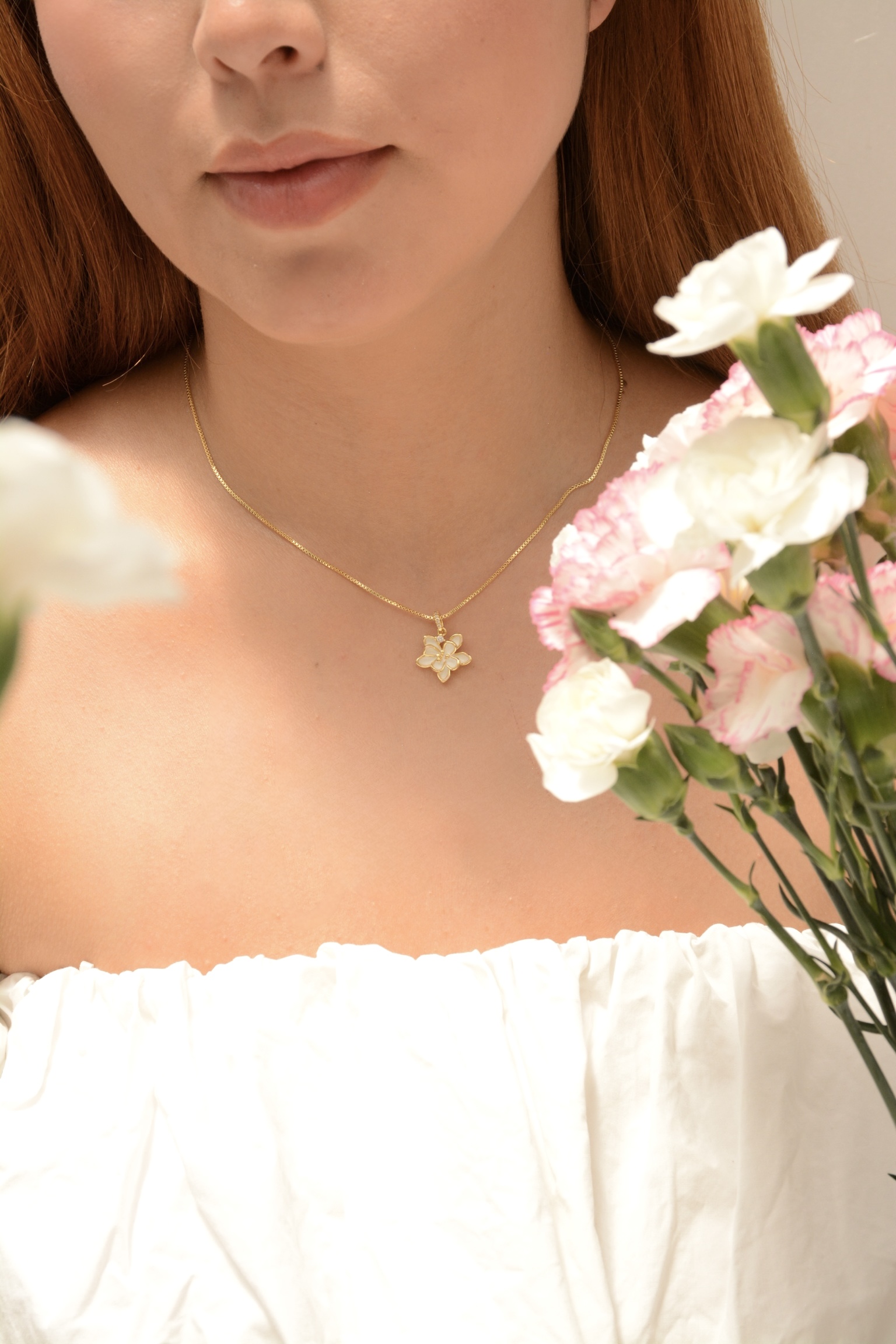 CADENA FLOR BLANCA - Image 3