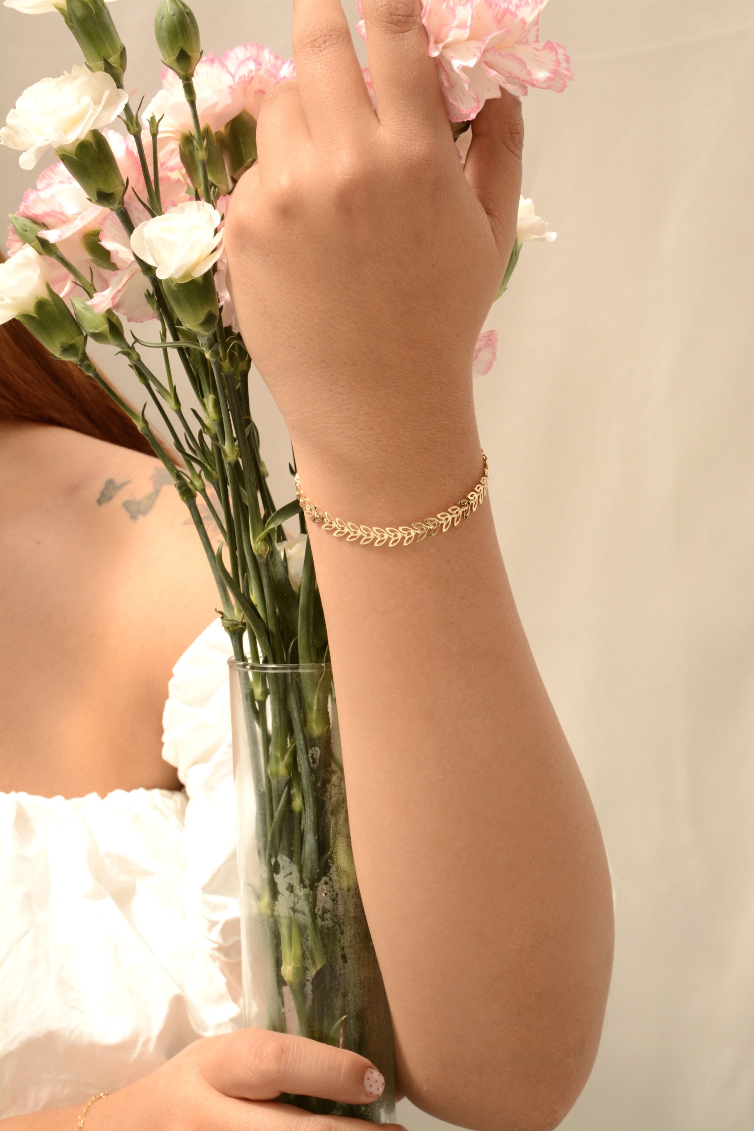 PULSERA ESPIGA HOJA