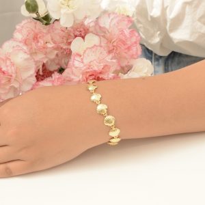 PULSERA CARACOLES LISOS