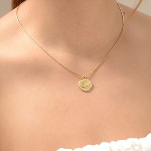 CADENA LUNA BRILLO