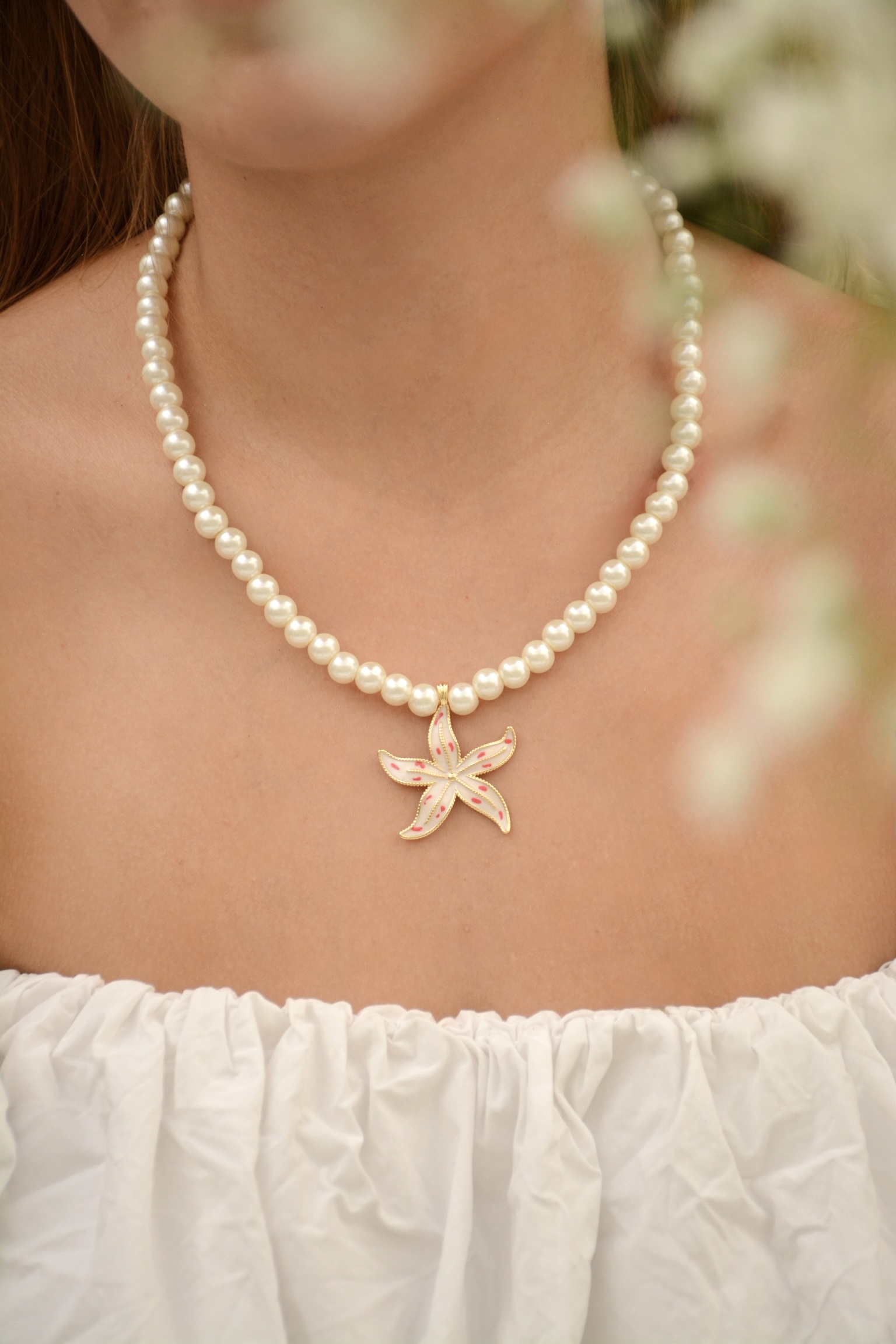 CADENA PERLAS Y FLOR - Image 3