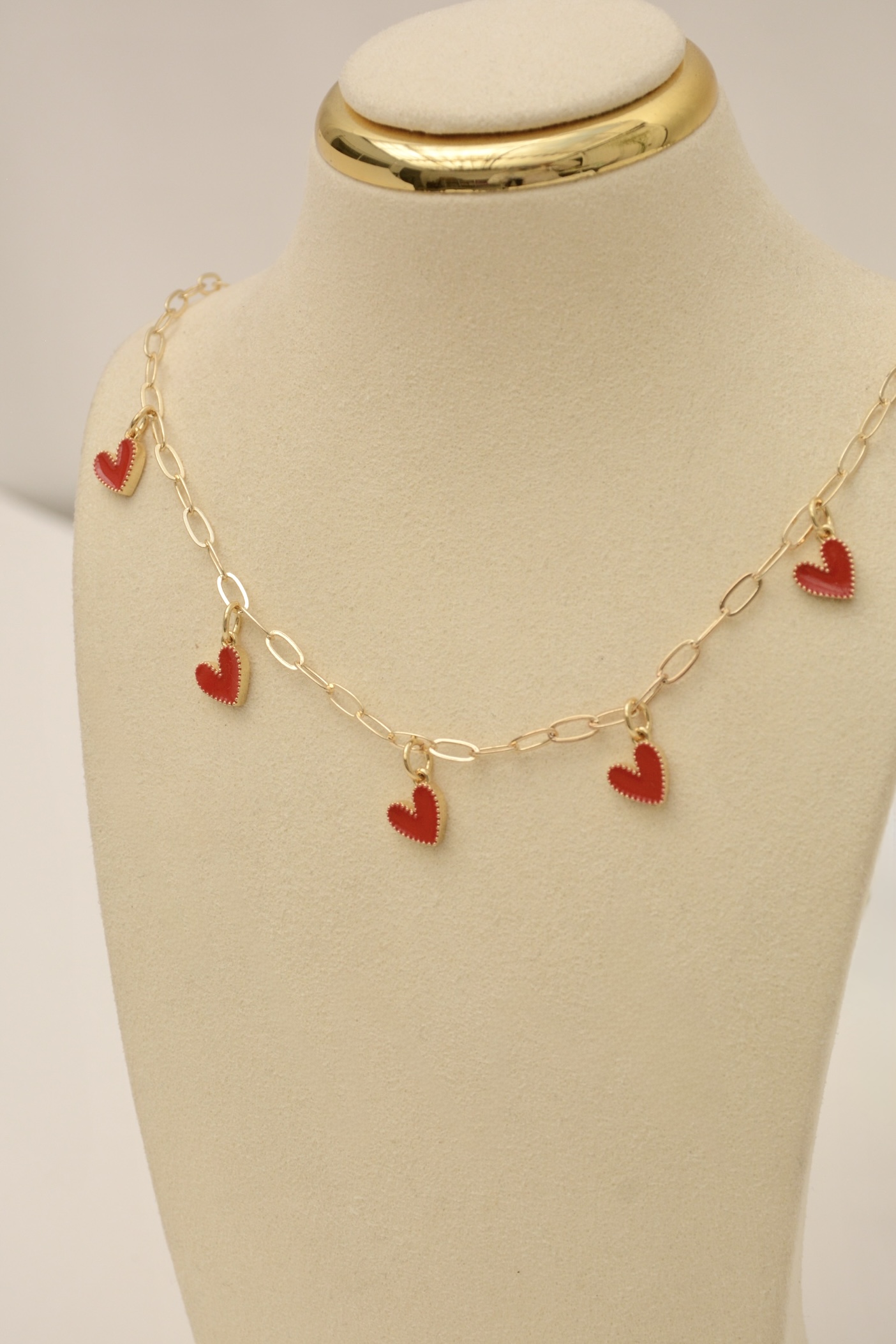 CADENA CORAZONES ROJOS - Image 3