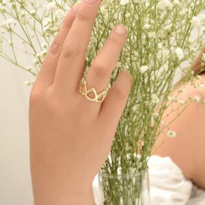 ANILLO ESLABONES DIAMANTADO
